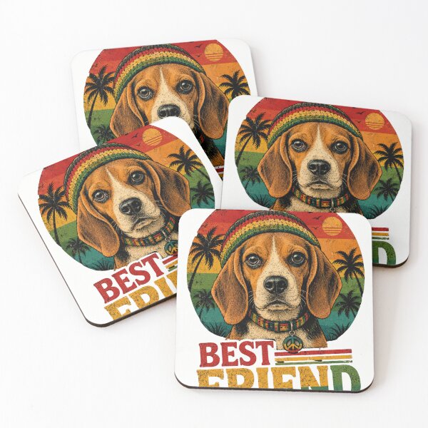 Item preview, Beagle Reggae Vibes – Island Dog Music Lover designed and sold by ADCreativeprint.