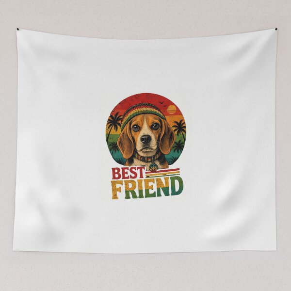 Item preview, Beagle Reggae Vibes – Island Dog Music Lover designed and sold by ADCreativeprint.