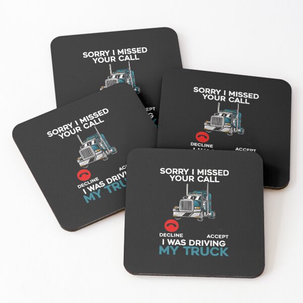 Item preview, Funny Trucker Sorry I Missed Your Call Driving designed and sold by pkkokrxjk.