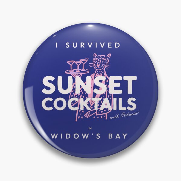 Item preview, I Survived Sunset Cocktails designed and sold by kittamazon.