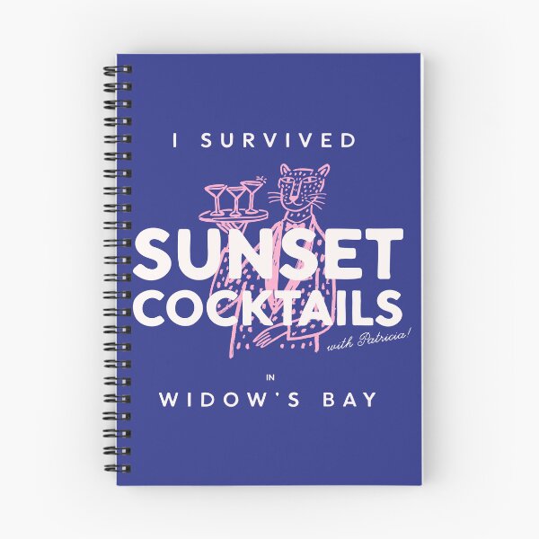 Item preview, I Survived Sunset Cocktails designed and sold by kittamazon.