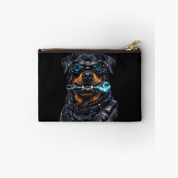 Item preview, Cybernetic Rottweiler with Neon Wrench designed and sold by teemix.