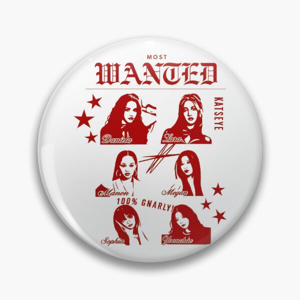 Item preview, KATSEYE Most Wanted Red Silhouette Graphic – Six Member Pop Group Fan Design designed and sold by RandallHa68712.