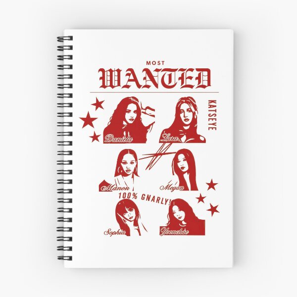 Item preview, KATSEYE Most Wanted Red Silhouette Graphic – Six Member Pop Group Fan Design designed and sold by RandallHa68712.