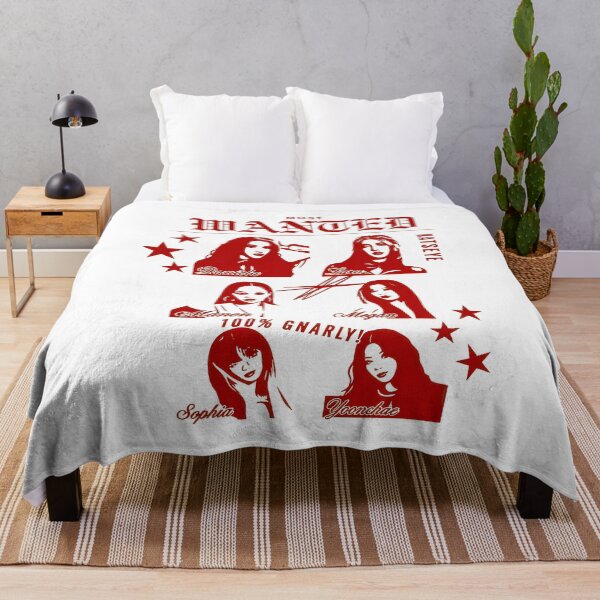 Item preview, KATSEYE Most Wanted Red Silhouette Graphic – Six Member Pop Group Fan Design designed and sold by RandallHa68712.