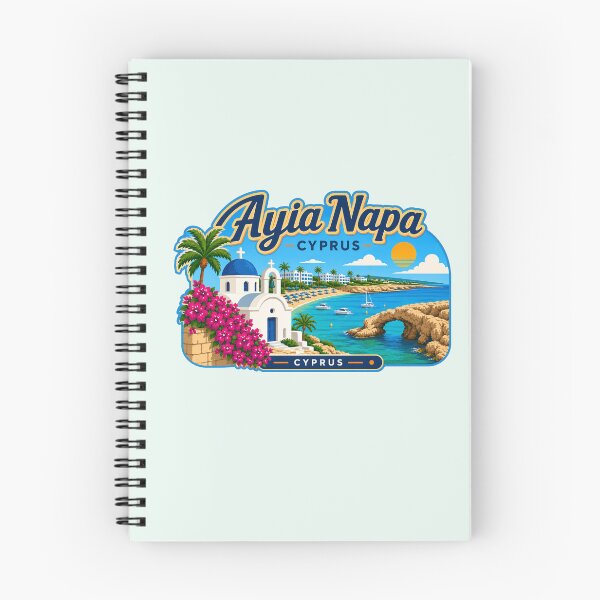 Item preview, Ayia Napa, Cyprus - Mediterranean Coast designed and sold by Myra365Art.