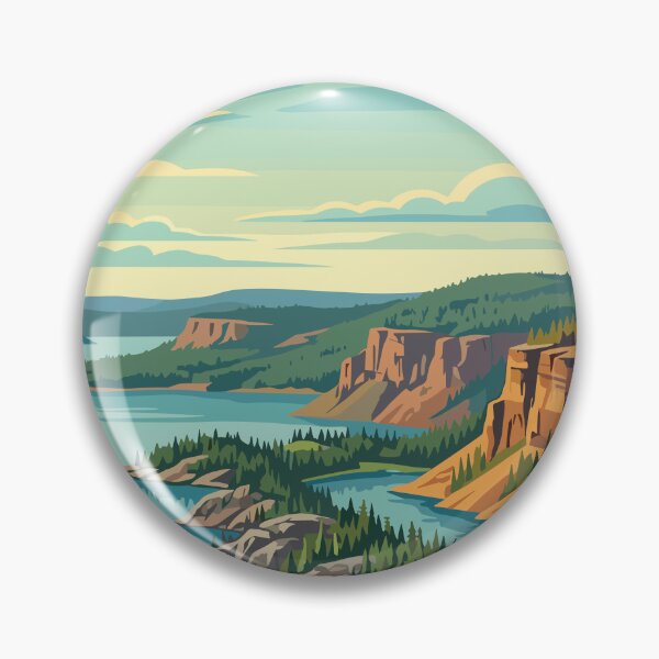 Item preview, Thaidene Nëné National Park Canada Travel Vintage designed and sold by RareDeerArt.