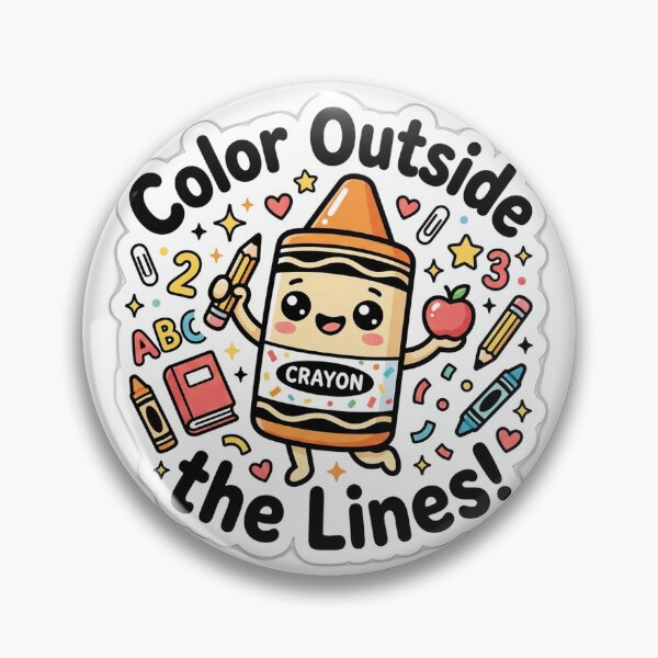 Item preview, Color Outside the Lines designed and sold by FunFitsFactory.
