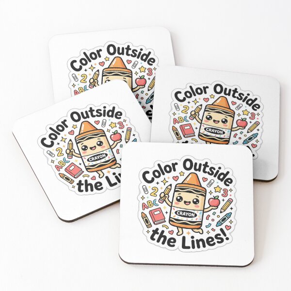 Item preview, Color Outside the Lines designed and sold by FunFitsFactory.