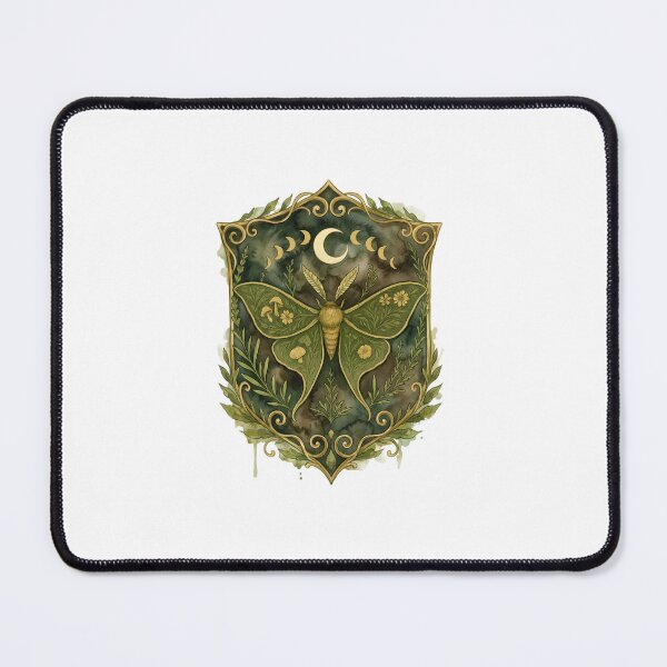 Item preview, Moon Phase Luna Moth Botanical | Witchy Celestial  | Cottagecore Insect  | Moon Moth  designed and sold by FernaRoje.