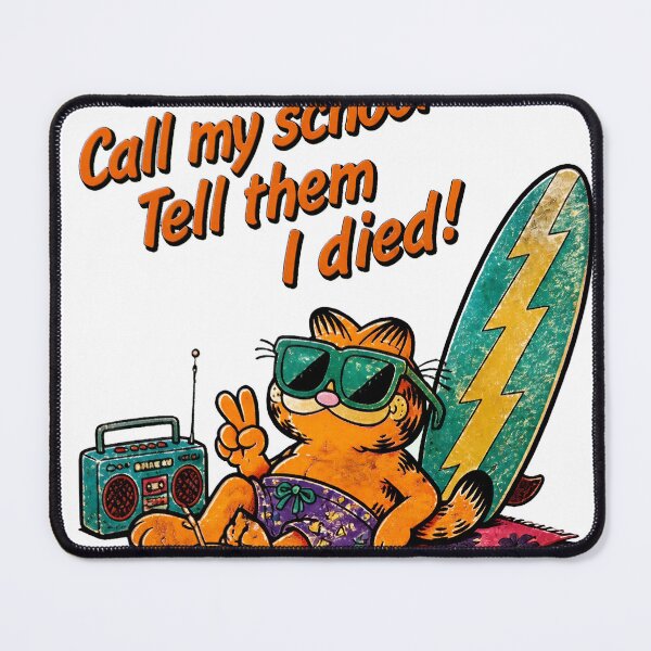 Item preview, Garfield Skips School designed and sold by Sylajam.