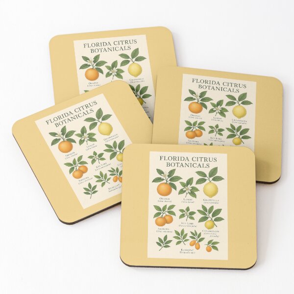 Item preview, Florida Citrus Christmas Botanicals — Vintage Botanical Poster   designed and sold by Novel Works Studio.