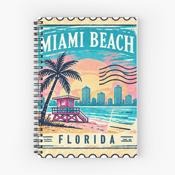 Item preview, Miami Beach Stamp designed and sold by clarkfraser.