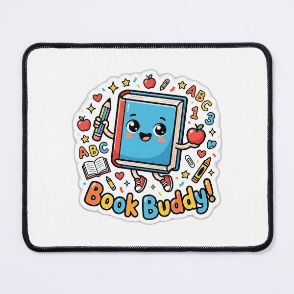 Item preview, Book Buddy! designed and sold by FunFitsFactory.