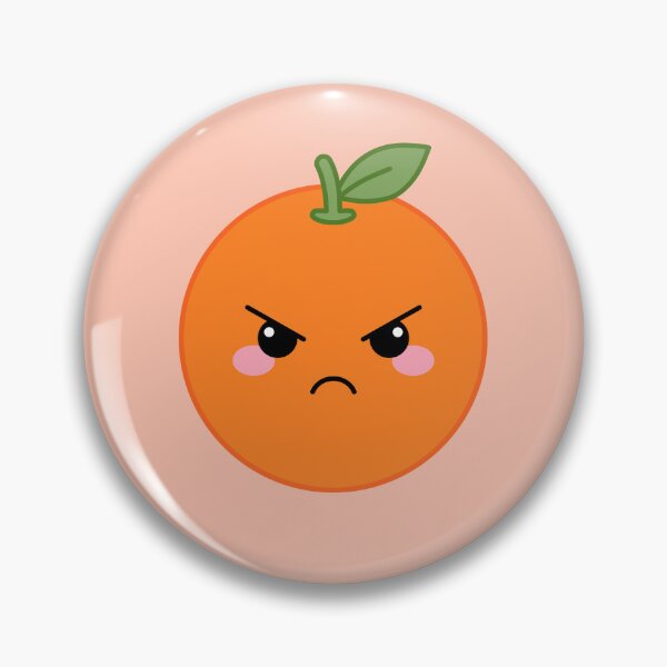 Item preview, Grumpy Angry Orange designed and sold by SlimyFish.