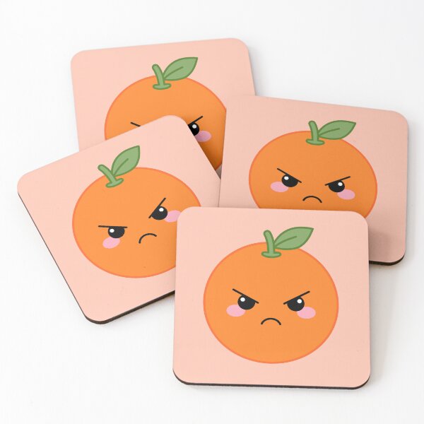 Item preview, Grumpy Angry Orange designed and sold by SlimyFish.