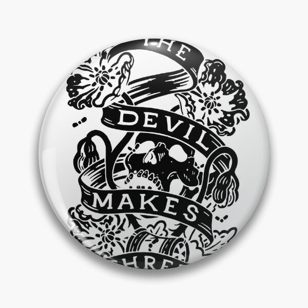 Item preview, The Devil Makes Three designed and sold by MindStitches.