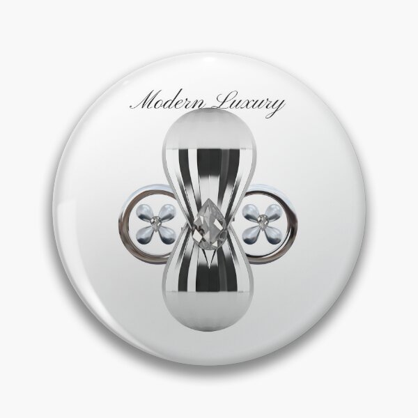 Item preview, Modern Luxury Silver 3D Abstract Geometric Art and Diamond Crystal Design designed and sold by MinimalAurashop.