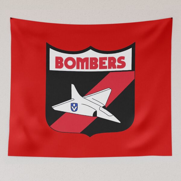 Item preview, Mighty Bombers Retro Logo Drawing designed and sold by Luke Foran Sports Art.