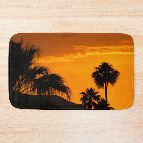 Item preview, Golden Tangerine Sunset With Palm Tree Silhouettes  designed and sold by DEC02.