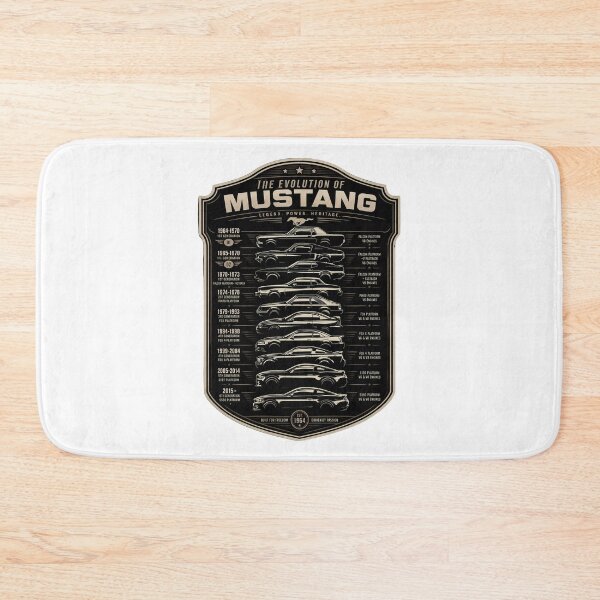 Item preview, Mustang History Silhouette Retro Generation Vintage Models designed and sold by FernaRoje.