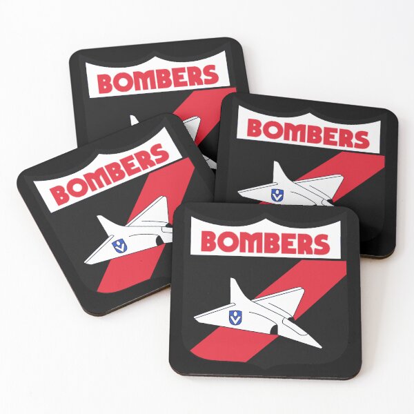 Item preview, Mighty Bombers Retro Logo Drawing designed and sold by Luke Foran Sports Art.