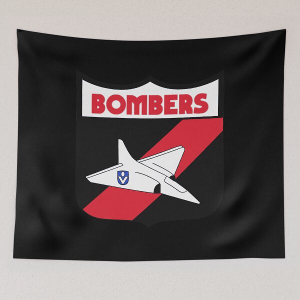 Item preview, Mighty Bombers Retro Logo Drawing designed and sold by Luke Foran Sports Art.