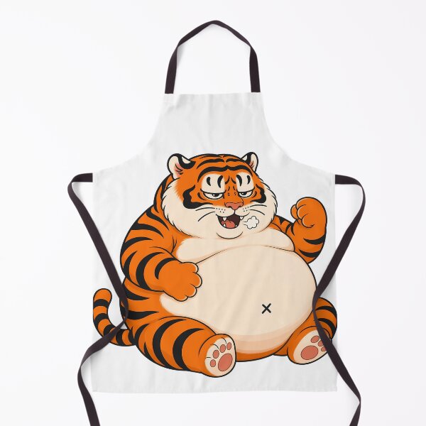 Item preview, Satisfied Chubby Tiger After Big Meal designed and sold by aigcx.