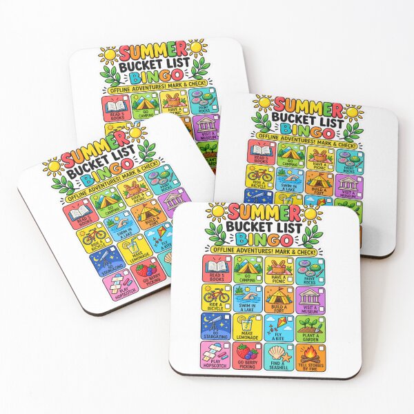 Item preview, Summer Bucket List Bingo Shirt | Screen Free Family Activities Challenge designed and sold by alexcorporation.