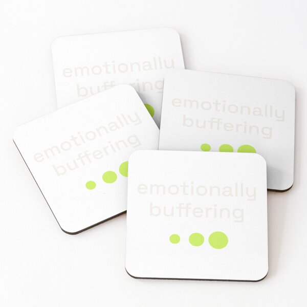 Item preview, Emotionally Buffering (Dark) designed and sold by emobuffering.