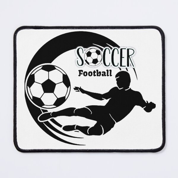 Item preview, Ultimate Soccer Player Silhouette | Football Striker Art designed and sold by 7MKGallery.