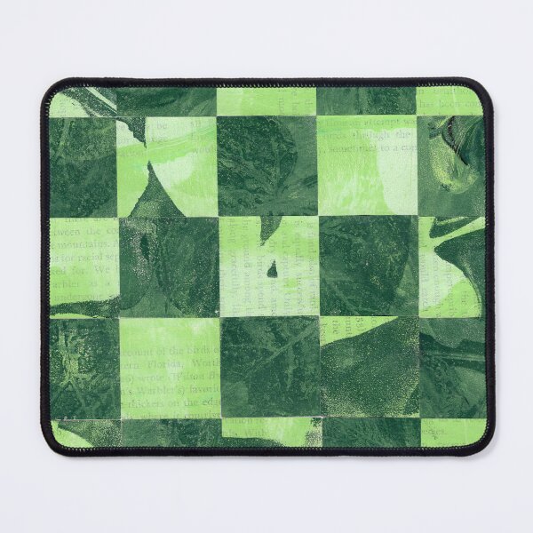 Item preview, Dark Green Geometrical Abstract Collage designed and sold by Earl Grey Days.