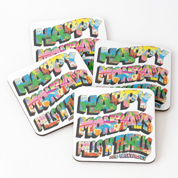 Item preview, HAPPY MONDAYS PILLS, THRILLS ‘N’ BELLYACHES designed and sold by WallopFam.