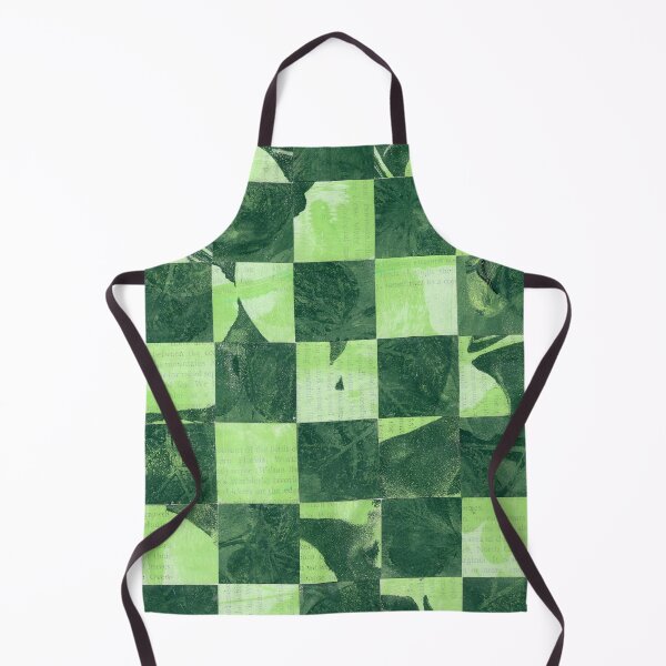 Item preview, Dark Green Geometrical Abstract Collage designed and sold by Earl Grey Days.