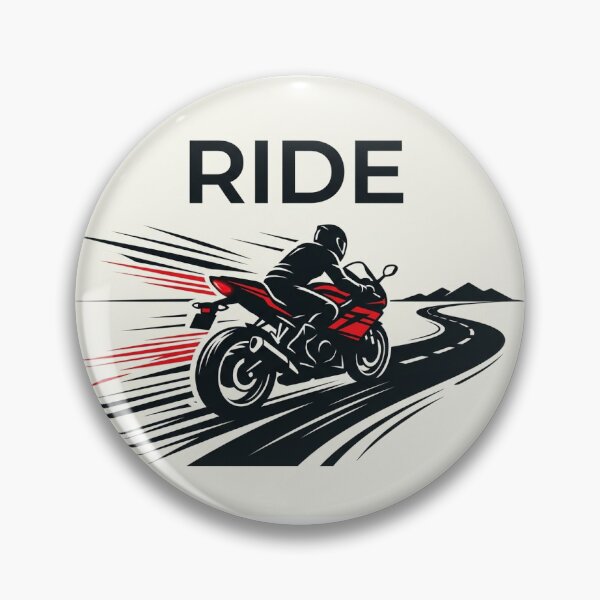 Item preview, Minimalist Motorcycle Silhouette Design designed and sold by ThrottleEcho.