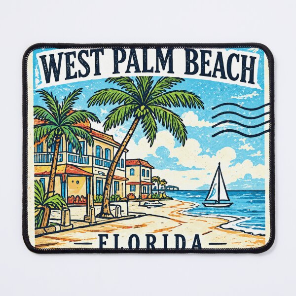 Item preview, West Palm Beach Stamp designed and sold by clarkfraser.