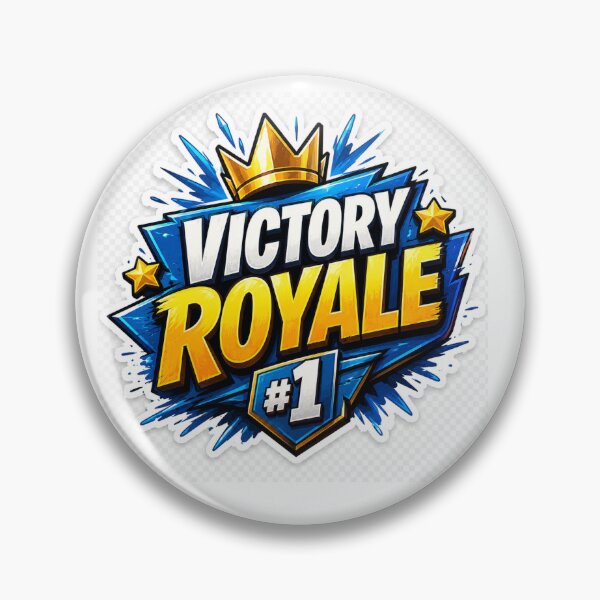 Item preview, Victory Royale Gaming Champion Die-Cut Gamer Victory Vinyl Decal designed and sold by MR4me.