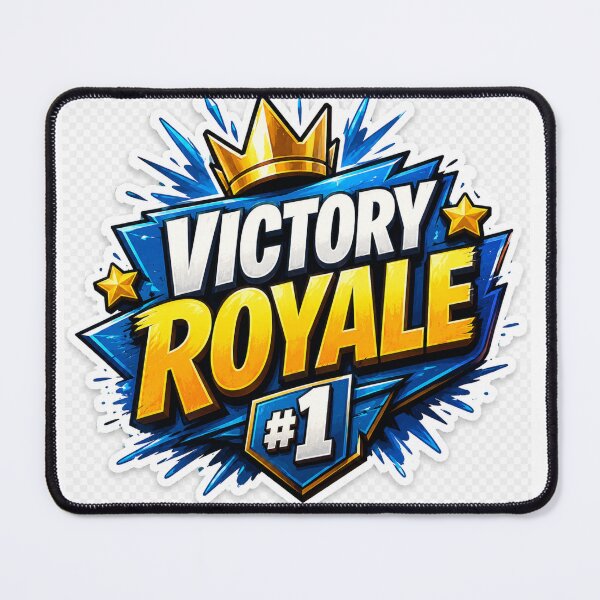 Item preview, Victory Royale Gaming Champion Die-Cut Gamer Victory Vinyl Decal designed and sold by MR4me.