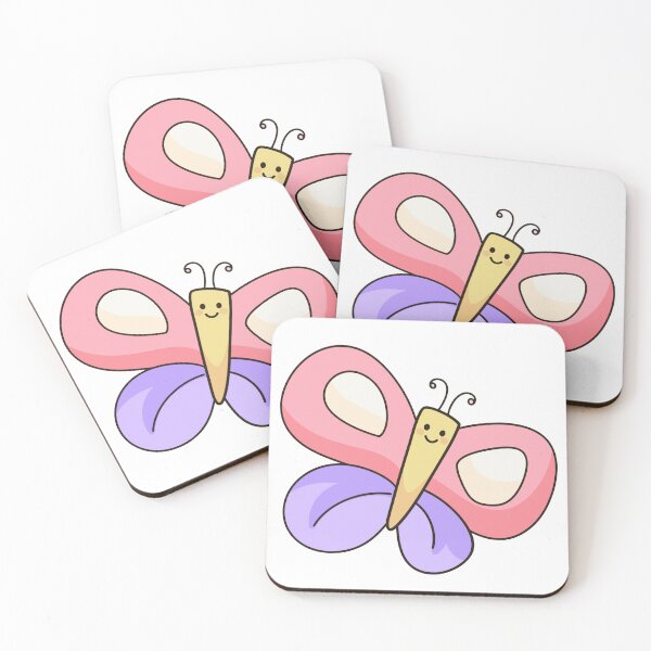 Item preview, Cute Pastel Butterfly Hand Drawn Kids Gift designed and sold by Porpor Artwork.