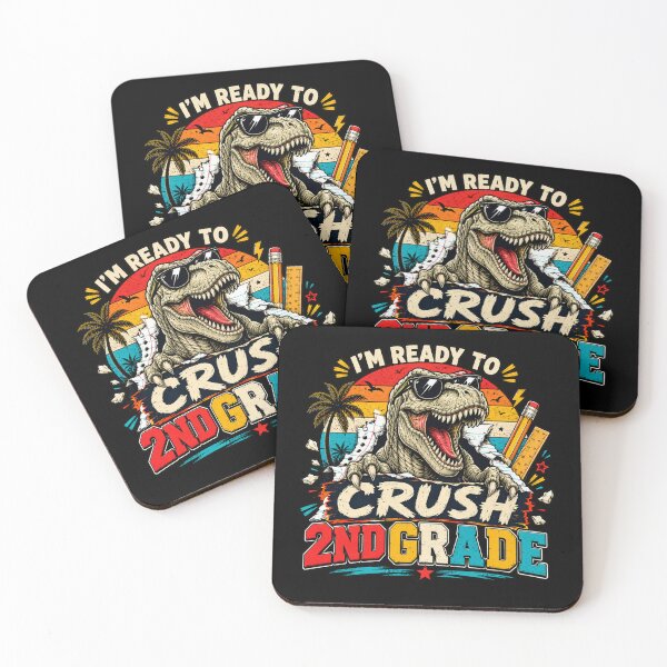 Item preview, I'm Ready to Crush 2nd grade Dinosaur Senior designed and sold by WhooHoo-Art.