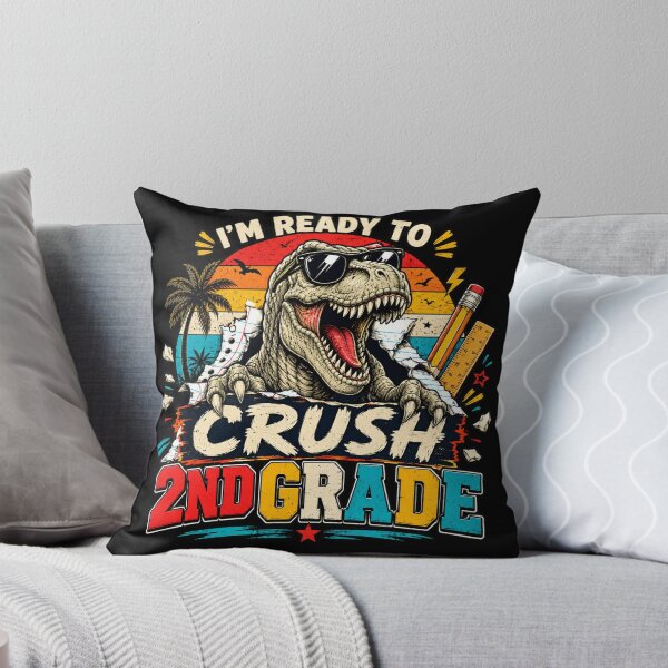 Item preview, I'm Ready to Crush 2rd Grade Dinosaur T-Rex Back to School designed and sold by WhooHoo-Art.