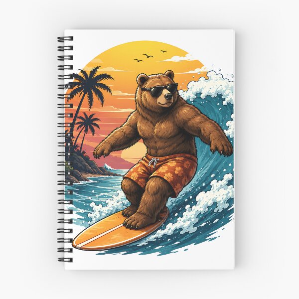 Item preview, Cool Surfing Bear Sunglasses Sunset  designed and sold by Jaideep Walia.