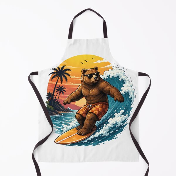 Item preview, Cool Surfing Bear Sunglasses Sunset designed and sold by Jaideep Walia.
