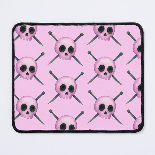 Item preview, Skull design with knitting needle "crossbones" designed and sold by OmStudioz .