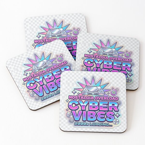 Item preview, Y2K Cyber Vibes Retro Tech Holographic Sticker designed and sold by MR4me.