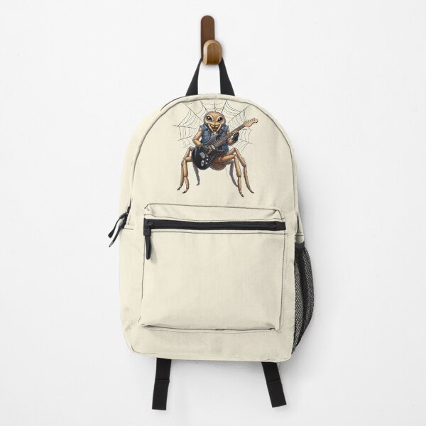 Item preview, Rocker Spider with Electric Guitar - Cute Heavy Metal Insect Illustration designed and sold by Evelashop.