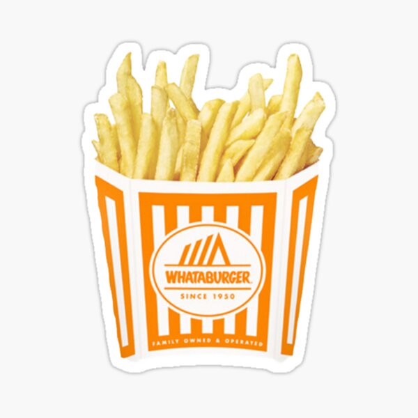 Whataburger Fries Sticker