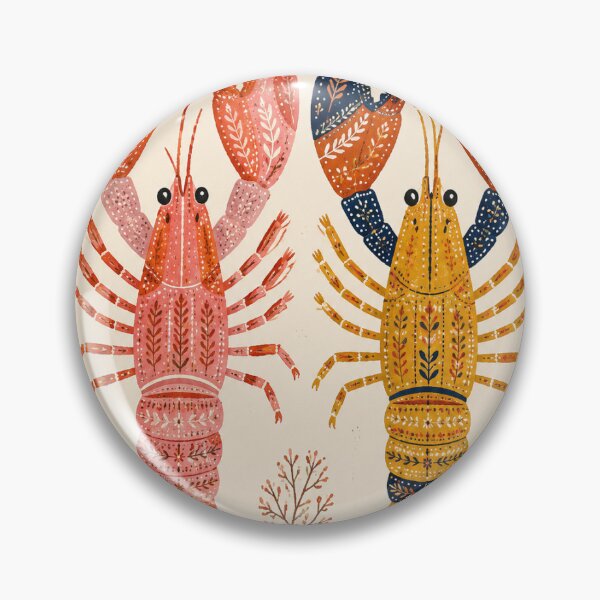Item preview, Colorful Lobster Coastal Wall Art Print designed and sold by FUSION STUDIO.