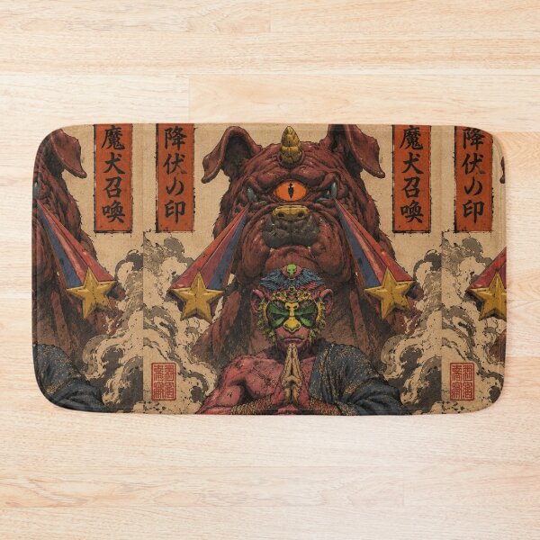 Item preview, Praying Monkey King vs Cyclops Demon Bulldog designed and sold by BRTHRCNK01.