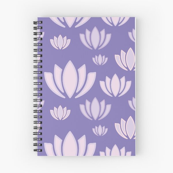 Item preview, Seamless Pattern of Soft Purple Lotus Flowers designed and sold by prapapon.